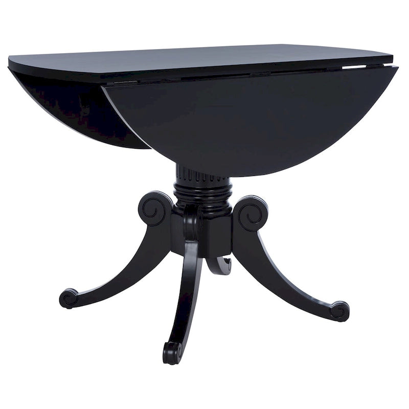 Table à manger à abattants blanc antique 43 L x 43 P x 31 H 43Lx43Px31H