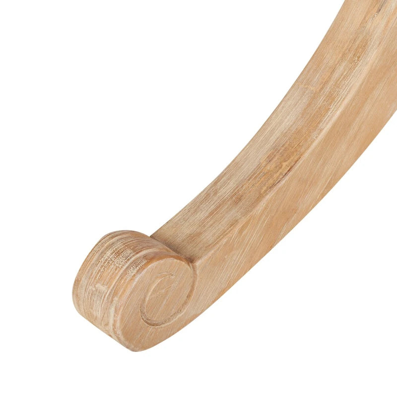 Table à manger à abattants blanc antique 43 L x 43 P x 31 H 43Lx43Px31H