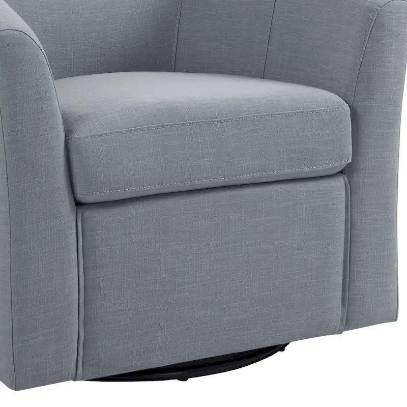 Lot de 2 fauteuils pivotants modernes avec accoudoirs pour salon