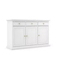 Tvilum, Buffet 3 portes et 3 tiroirs, Blanc
