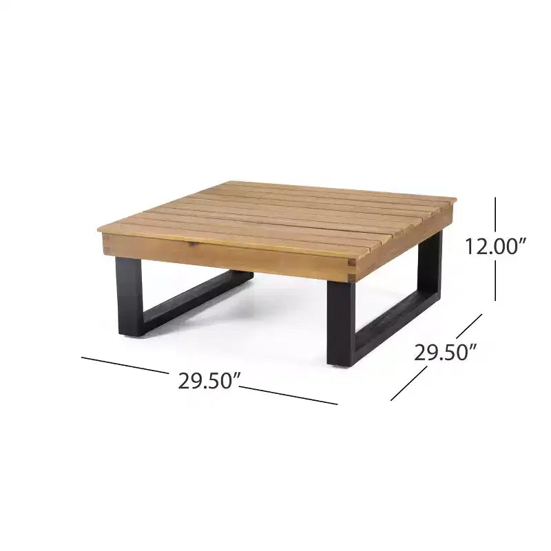 Canapé d'angle d'extérieur en forme de L, ensemble de loisirs pour patio, ensemble de sièges de conversation de jardin avec table basse et coussins résistants à l'eau - ModernLuxe