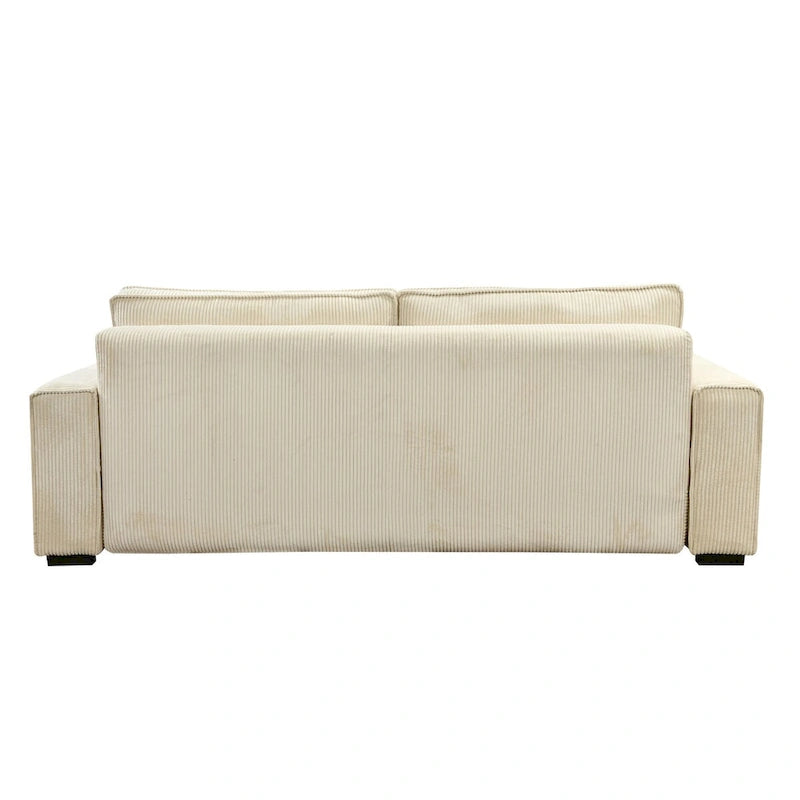 Roomfitters Grand canapé-lit avec rangement, mobilier de canapé moderne à 3 places, canapé rembourré pour petits espaces