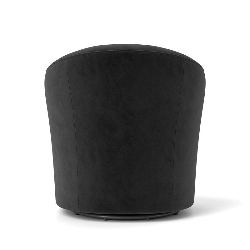 SEYNAR Fauteuil club pivotant à 360 degrés en velours moderne avec dossier capitonné - Lot de 2