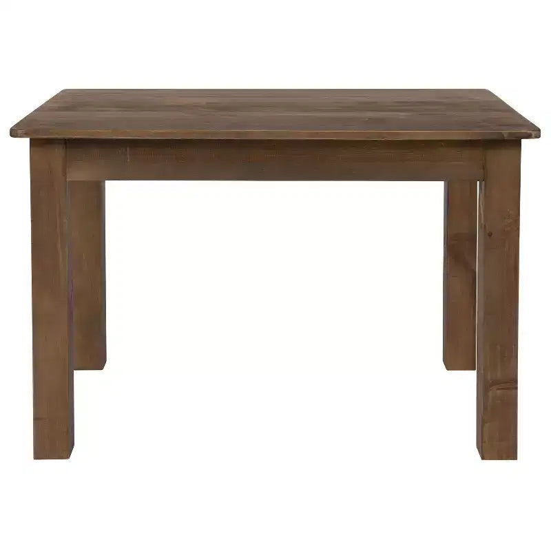 Table de salle à manger de ferme rectangulaire en pin massif 46 x 30 Flash Furniture