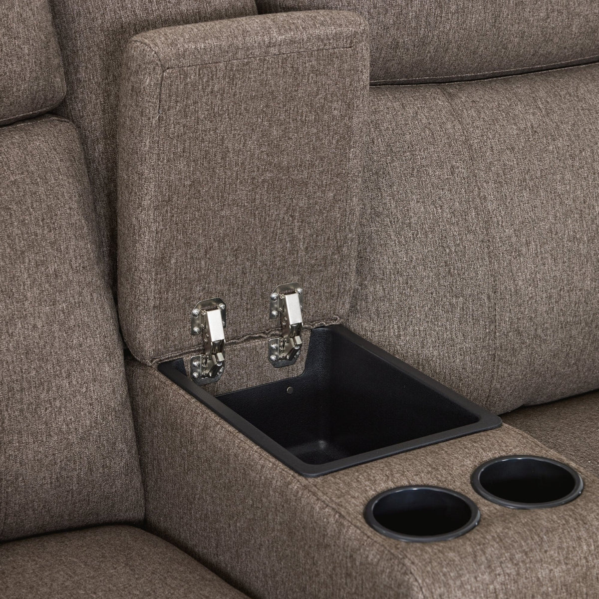 Canapé inclinable électrique MCombo 60,2 po avec massage et double chauffage, appuie-tête réglable, ports USB et Type C, tissu