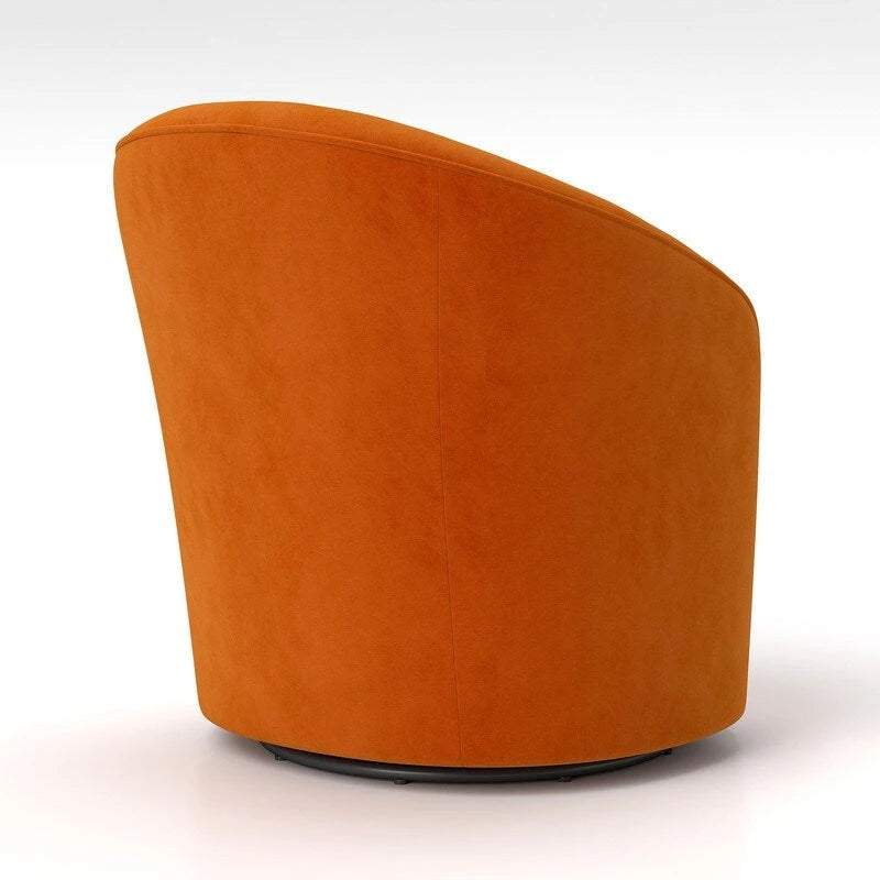 SEYNAR Fauteuil club pivotant à 360 degrés en velours moderne avec dossier capitonné - Lot de 2