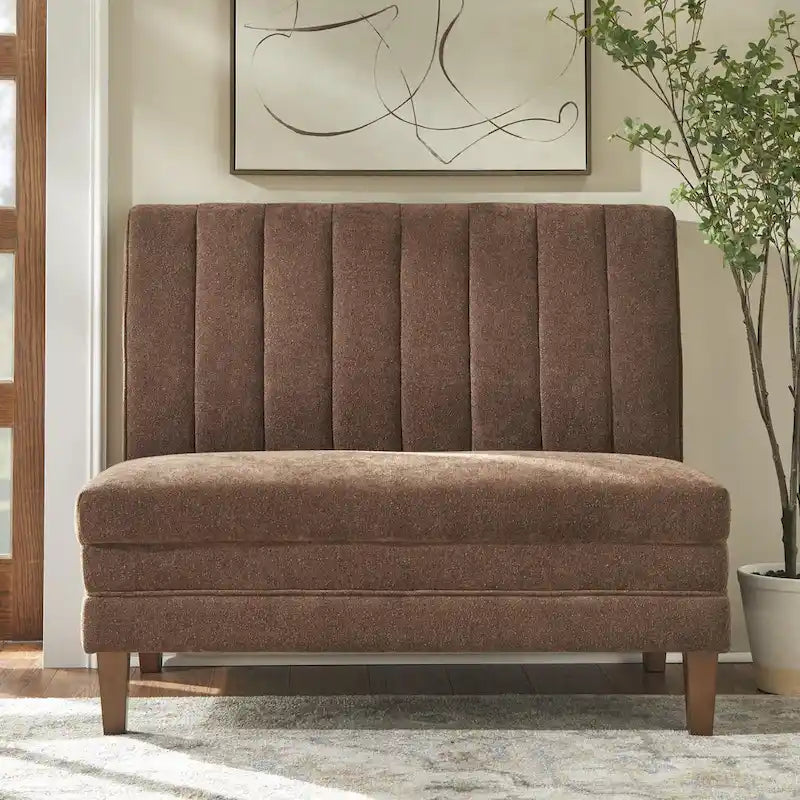 Ensemble de banquette rembourrée 3 pièces Lifestorey Kerrington à dossier capitonné