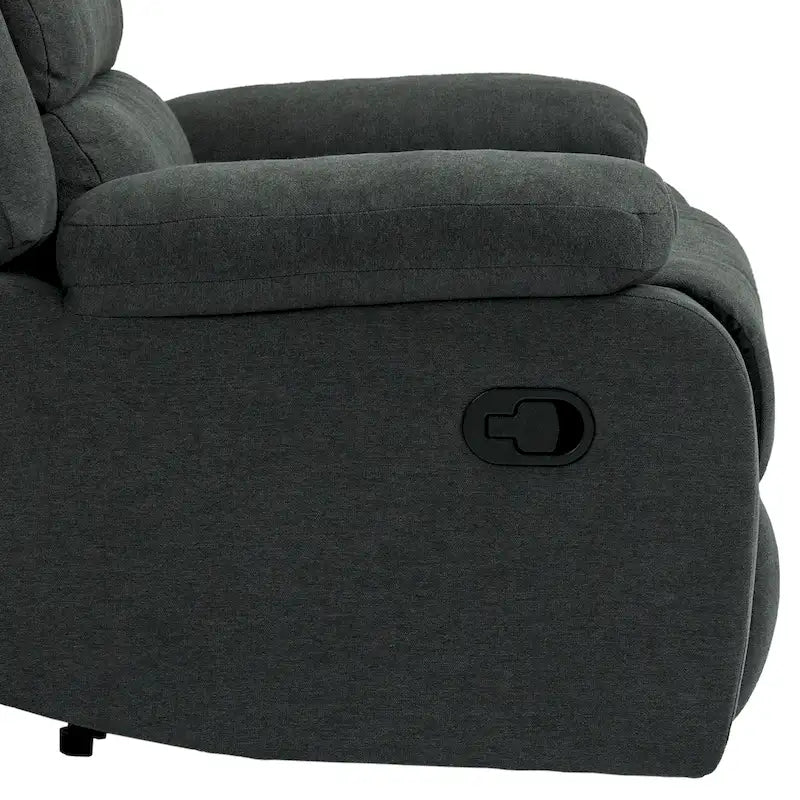 Fauteuil inclinable manuel classique et traditionnel, ensemble de 2