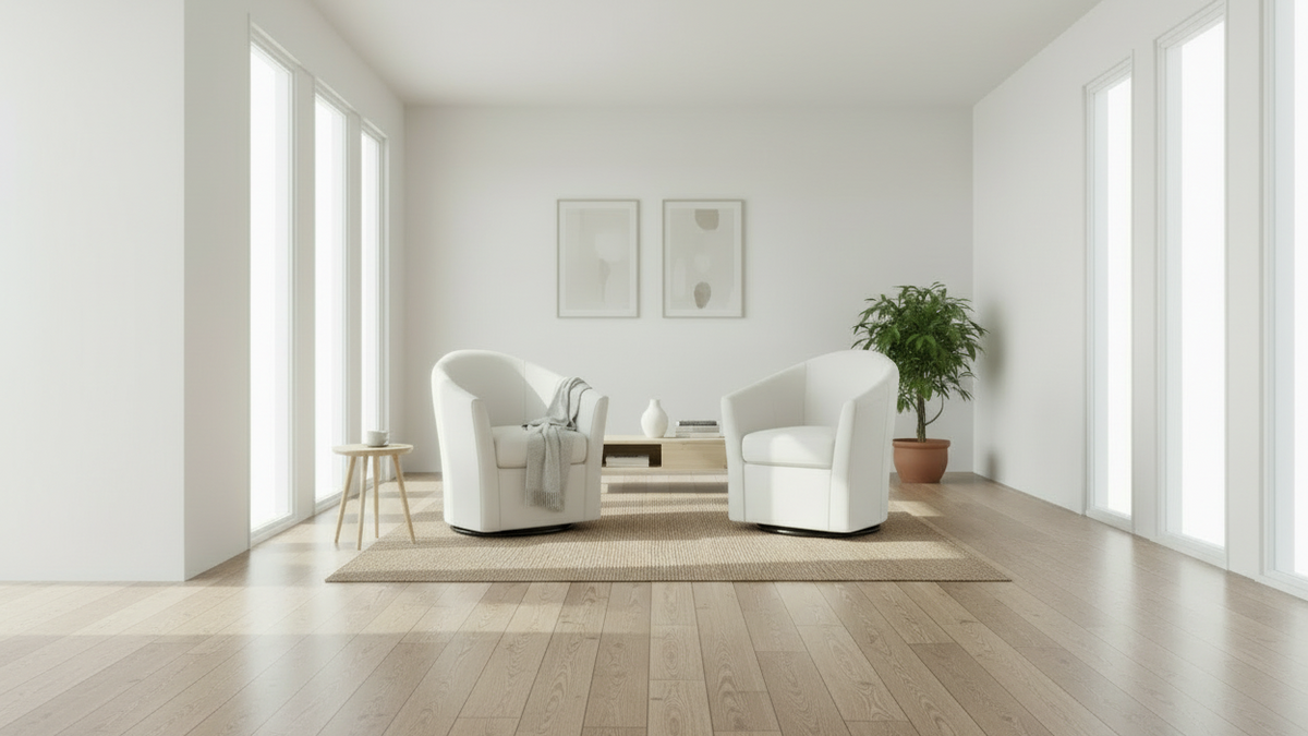 Spacious Nordic Chair Scene
